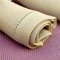 hemstitched linen napkins